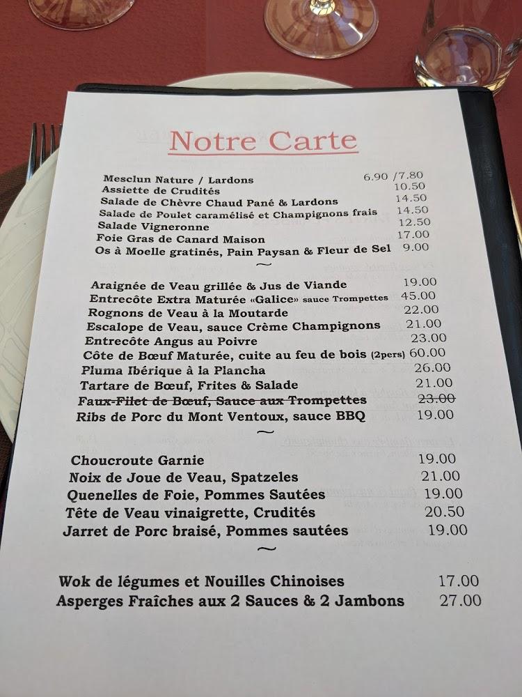 Auberge Saint-Martin - Menu Image 3